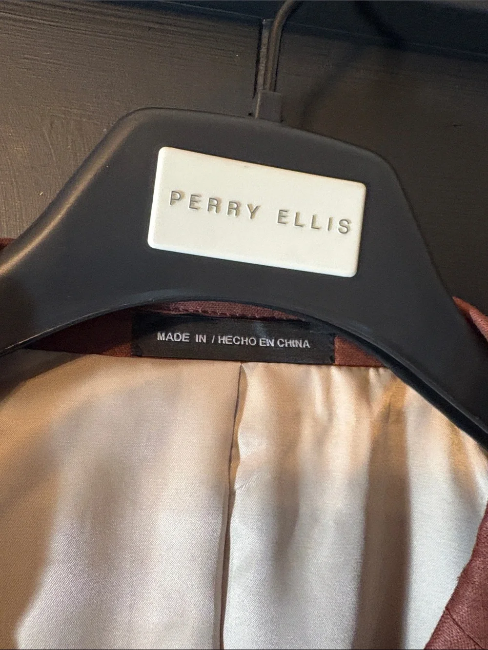 Perry Ellis Men's Copper-Brown Single-Breasted Sport Coat